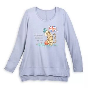 Disney Parks Winnie the Pooh long sleeve Tigger Scoop Neck Fashion Shirt